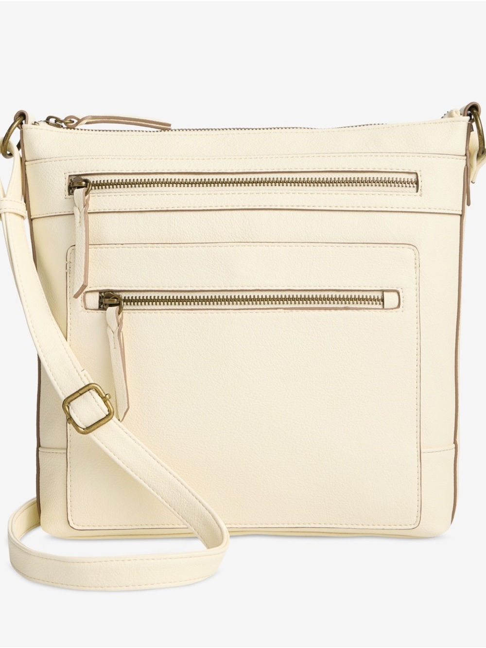Style & Co Hudsonn Medium Crossbody, Exclusively at Macy's - Alabaster